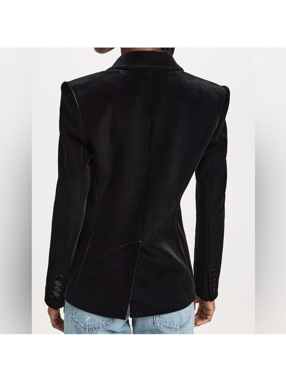 NWT Generation Love Women’s Arielle Black Velvet Blazer - Picture 2 of 15